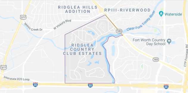 Ridglea Country Club Estates Homes For Sale