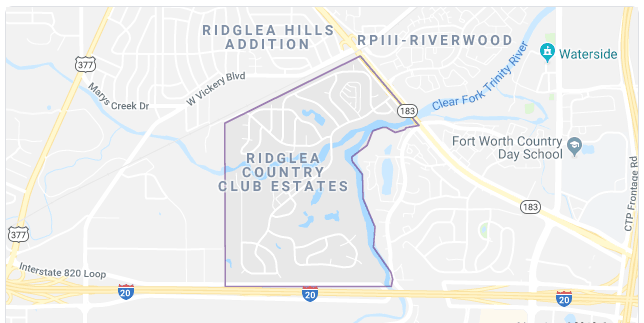 Ridglea Country Club Estates Homes For Sale